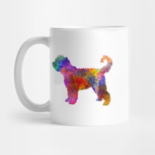 French Water Dog in watercolor Mug